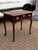 Brown Georgian Walnut Lowboy with Brass Handles For Sale - Image 8 of 14
