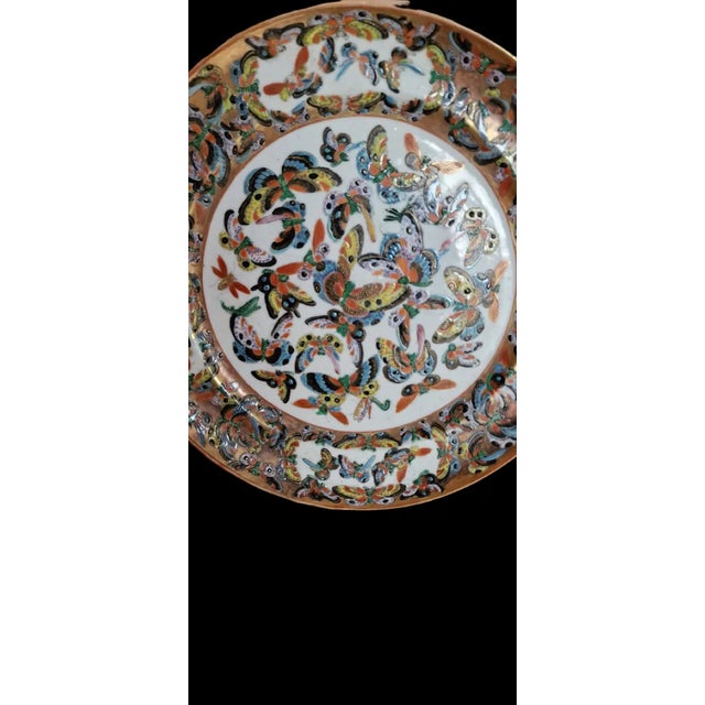 Antique Qing Plate, China For Sale - Image 4 of 5