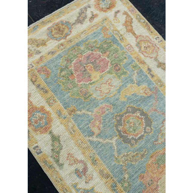Early 21st Century Turkish Oushak Runner Rug 2'8" x 6'2" #17423 For Sale - Image 5 of 8