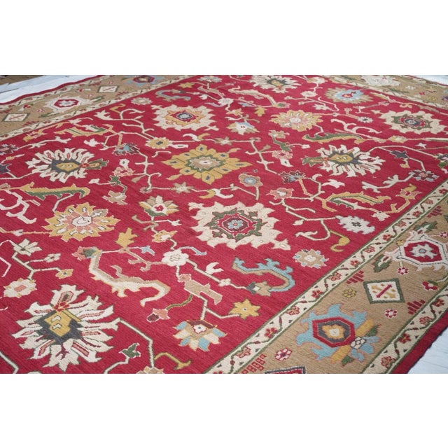 Early 21st Century Red Turkish Rug 10'0'' X 14'0'' For Sale In New York - Image 6 of 10