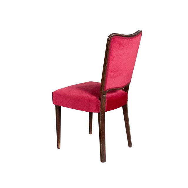 Osvaldo Borsani Chairs by Osvaldo Borsani for ABV, 1950s, Set of 8 For Sale - Image 4 of 11