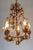1950s Mid-Century Modern Italian Tôle Chandelier with Crystal Flowers, 1950s For Sale - Image 5 of 13