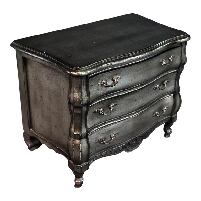 Louis XV Style Distressed Painted Commode For Sale