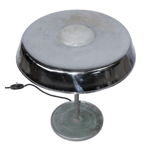 Vintage Table Lamp by BBPR Group for Artemide. Italy 1970s. Chromed Metal. cm. 45×40×40 Good condition. This piece is...