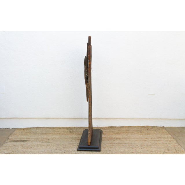 Ancient Primitive Bamana Ta-Koy Lock African Door For Sale In Los Angeles - Image 6 of 8