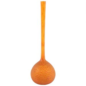 Art Deco Orange Berluze Vase by Andre Delatte, France, 1920s