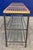 3 Tiered Custom Made Japanese Style Iron and Wood Console With Glass Tops For Sale - Image 4 of 11