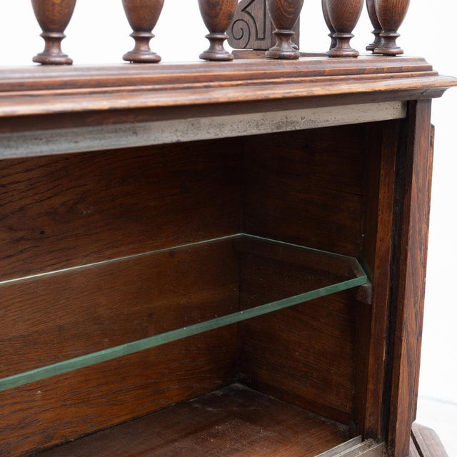 Oak Pharmacy Counter, France, 1900s For Sale - Image 11 of 18