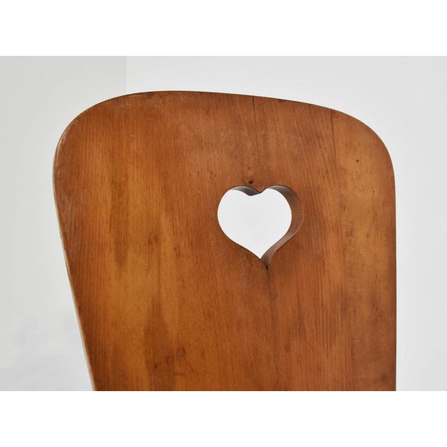 Alpine Folk Art Chair, Switzerland, 1960s For Sale - Image 9 of 10