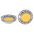 1920s Faience Bowls with Yellow Centre and Decorative Border from Royal Worcester, 1920s, Set of 5 For Sale - Image 5 of 5