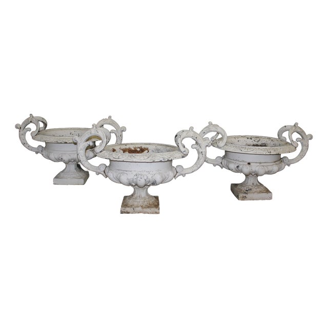 Antique Medici in Cast Iron, 1890s, Set of 3 For Sale