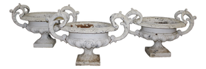 Antique Medici in Cast Iron, 1890s, Set of 3