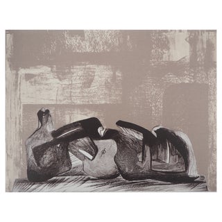 Henry Moore, Reclining Figure, Original Lithograph For Sale