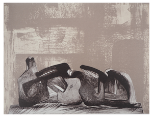 Henry Moore, Reclining Figure, Original Lithograph