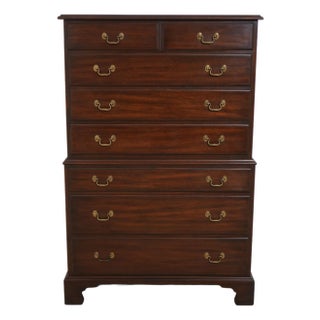 Henkel Harris Mahogany Rafferty High Chest For Sale