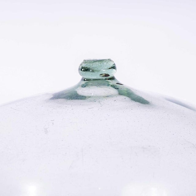 Antique French Mouth Blown Glass Cloche, 1800s For Sale - Image 4 of 8