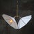 Art Deco Brass and White Stained Opaline Glass Pendant Lamp For Sale - Image 9 of 10