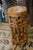 Vintage Bamboo Hexagonal Plant Stand / Table For Sale - Image 4 of 12