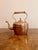 Quality antique Victorian copper kettle, having a quality antique Victorian copper kettle with a shaped carrying handle to...