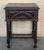 Spanish 19th Century Pair of Light Walnut Carved Spanish Nightstands With Lentil Legs and Drawer For Sale - Image 3 of 13