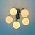 Chrome-Plated Atomic Sputnik Chandelier with White Glass Balls, 1970s For Sale - Image 9 of 11