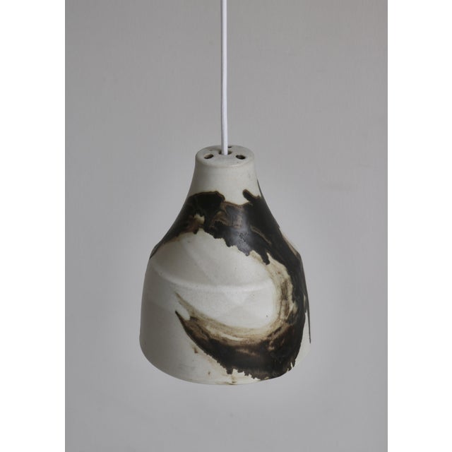 Kaare Klint Danish Stoneware Light Glazing and Earth Colors Lamps by Kaare Klint attributed to Søholm, 1960s, Set of 2 For Sale - Image 4 of 16