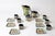 Stunning espresso set for 6 people. The pot is 15cm high and the plates are 10cm wide, 9cm deep and 1.5cm high. This...