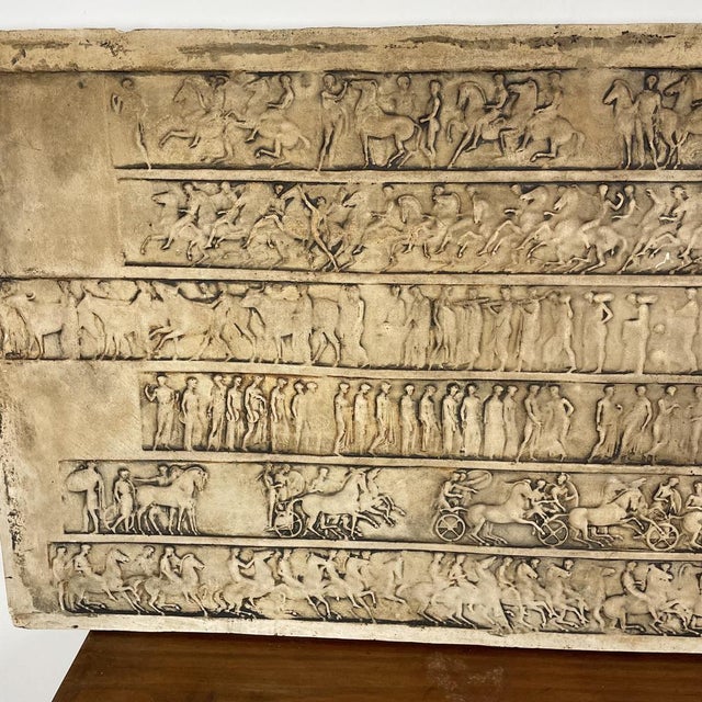 Greek Bas-Relief Frieze, 1800s, Stucco For Sale - Image 11 of 16