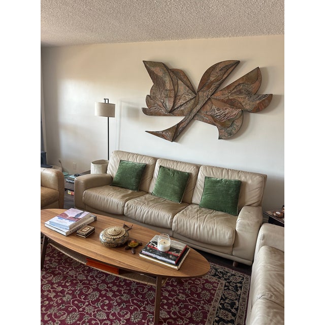 Late 20th Century Laddie John Dill Large "Bird" Wall Sculpture For Sale - Image 9 of 9