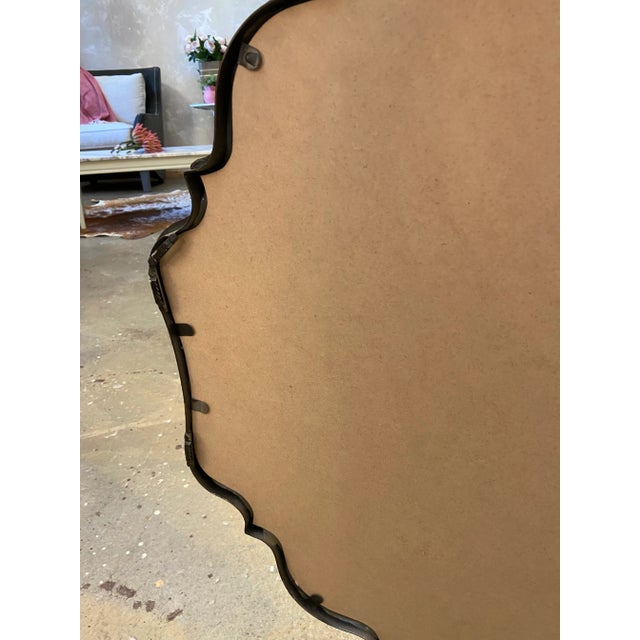 Art Deco Silver Shield Mirror For Sale - Image 4 of 7