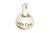 A Japanese ceramic garlic keeper jar with lid, circa 1960. Shaped like a bulb of garlic, the holder is anthropomorphic...