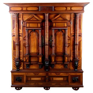 Renaissance or Early Baroque Facade Cabinet, 17th Century For Sale