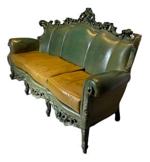 Rococo Sofa in Leather