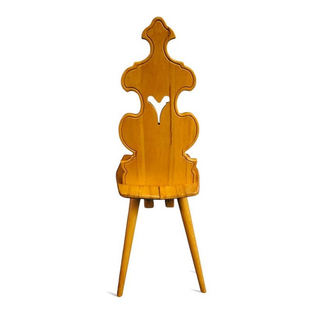 Tiroler Chairs and Table Set from Cepelia, Poland, 1960s, Set of 5 For Sale - Image 16 of 18
