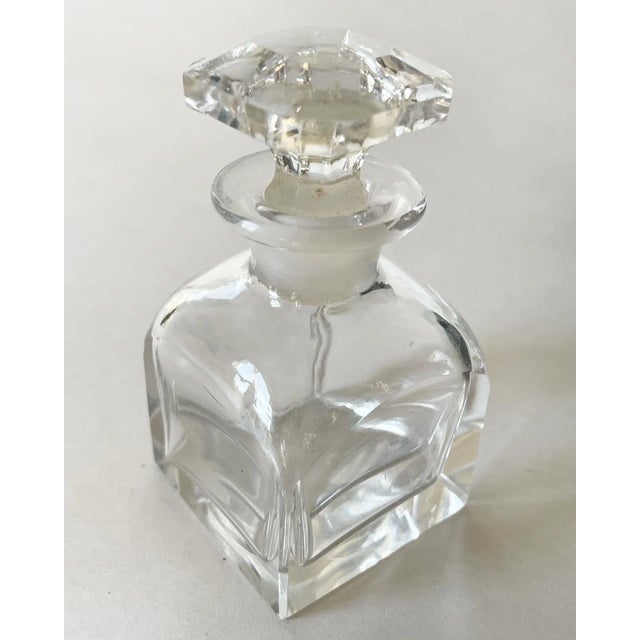 Glass Antique Green Leather Domed Top Decanter Box For Sale - Image 7 of 10