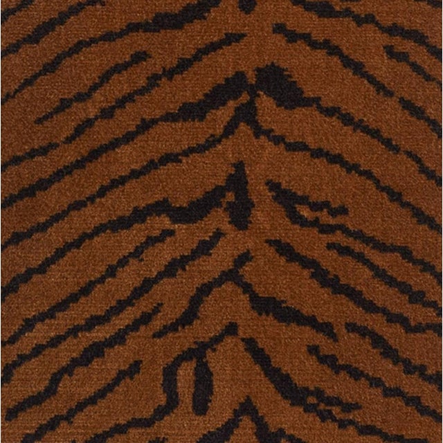 Contemporary Wesley Hall Kassie Lounge Chair Upholstered in Dedar Tiger Jacquard Velvet For Sale - Image 3 of 4