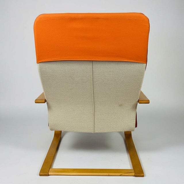Wood Vintage Nordic Leather Club Chairs, 1980, Set of 2 For Sale - Image 7 of 9