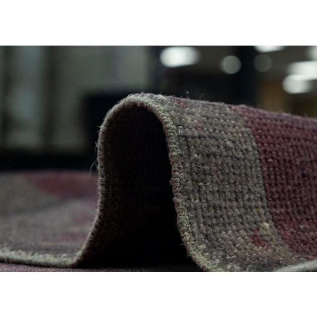 Magenta Turkish Oushak Rug 6'10" x 12'9" #18689 For Sale - Image 8 of 8