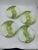 Vintage Italian Hand Painted Celery Plates, Set of Four For Sale In Charleston - Image 6 of 6