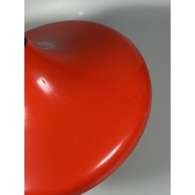 Red Pendant Lamp in Meta and Aluminum from Erco, 1960s For Sale - Image 8 of 15