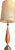 1950s Tony Paul for Westwood Industries Brass & Walnut Table Lamps With Original Shades For Sale In Portland, OR - Image 6 of 6