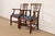 English Baker Furniture Style Georgian Carved Mahogany Armchairs, Pair For Sale - Image 3 of 11