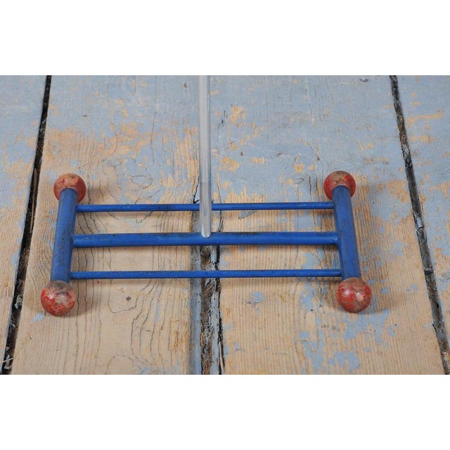 Bauhaus Czech Bauhaus Coat Rack in Chrome-Plated and Lacquered Steel, 1920s For Sale - Image 3 of 11