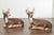 Mid-Century Modern Vintage Pair of Midcentury American Deer Sculptures with Weathered Patina For Sale - Image 3 of 9