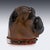 19th Century Victorian Lignum Vitae Bulldog Inkwell, 1860 For Sale - Image 3 of 18