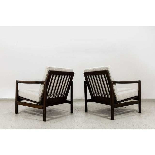 Mid-Century Modern Armchairs by Zenon Bączyk, 1960s, Set of 2 For Sale - Image 6 of 14