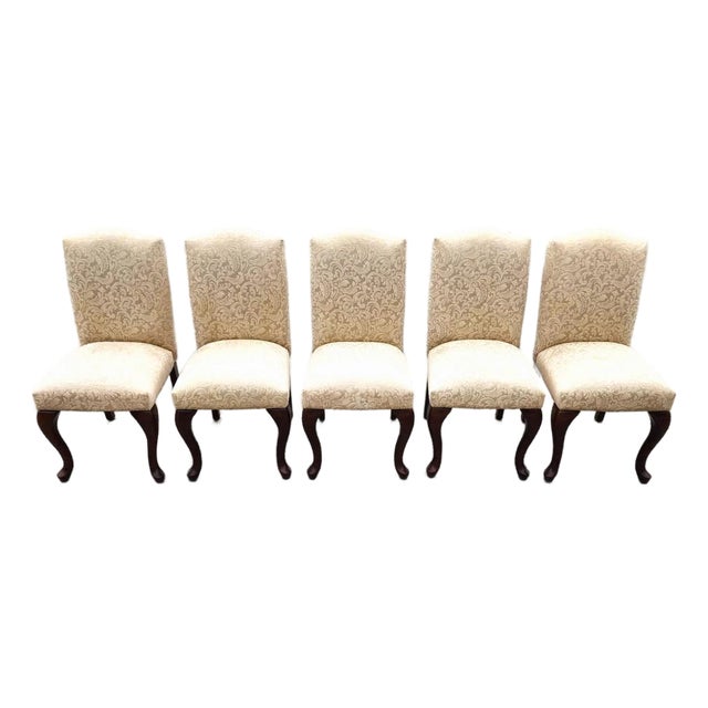 Dm Queen Anne Dining Chairs by Bombay Company Set of 5 For Sale
