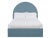 Casa Cosima Poppy Full/Double Bedframe, Blue Velvet For Sale - Image 4 of 4