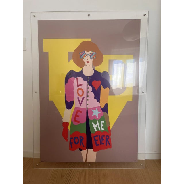 Love Me Forever, 2000s, Plastic & Paper, Framed For Sale - Image 9 of 10