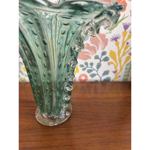 Murano Glass Vase from Barovier & Toso, 1950s For Sale - Image 8 of 9